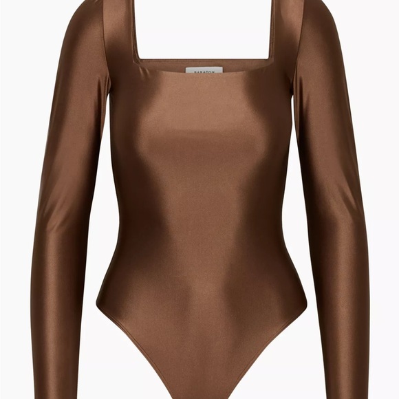 Aritzia Satin Bodysuit - Picture 2 of 2